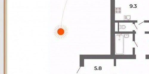 3-комн квартира проспект Стачек, 41