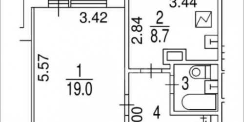 1-комн квартира ул Лобненская,  д. 12,  к. 3
