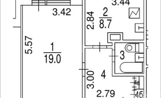 Продажа 1-комн квартиры на вторичном рынке ул Лобненская,  д. 12,  к. 3