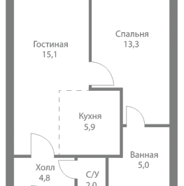 Продажа 1-комн квартиры в новостройке Москва г., Сколковское ш.,  к. 4