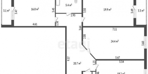 4-комн квартира Ленинский пр-кт,  д. 147,  к. 2