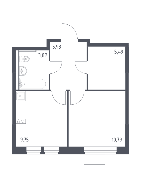 Продажа 1-комн квартиры в новостройке Москва г., Ленинградское ш.,  к. 4
