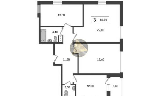 Продажа 3-комн квартиры на вторичном рынке Московский пр-кт