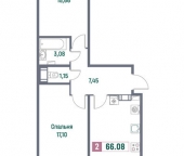 Продать Квартиры вторичка Мурино, пр-кт Авиаторов Балтики  23 3
