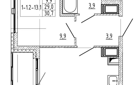 Продажа 1-комн квартиры на вторичном рынке Чудовская улица,  д. 14 к1