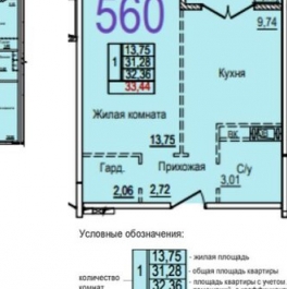 Продажа 1-комн квартиры на вторичном рынке Глухово, ул Романовская,  д. 21
