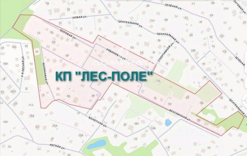 Продажа земли Лес-поле кп, улица Можжевеловая