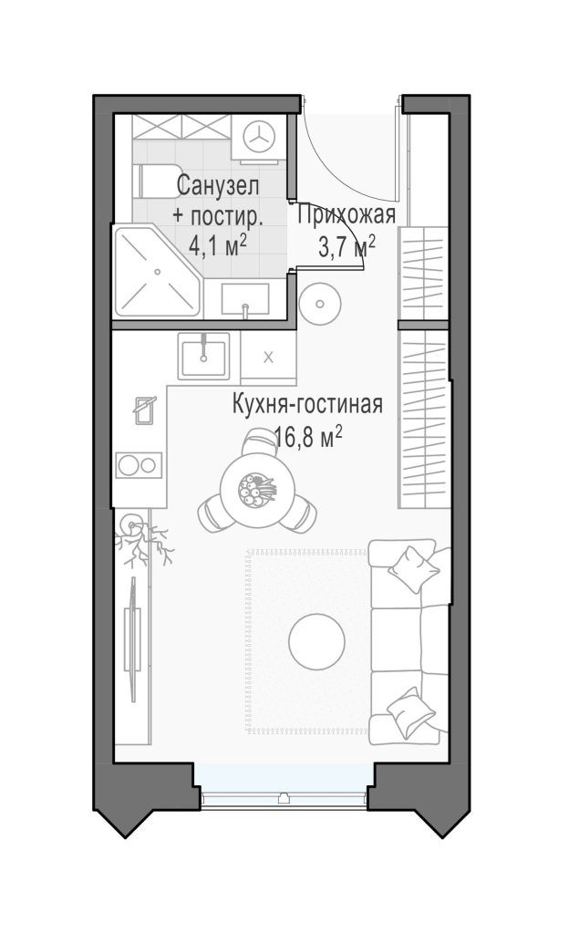 Продажа студии Москва г., Дубовой Рощи ул.