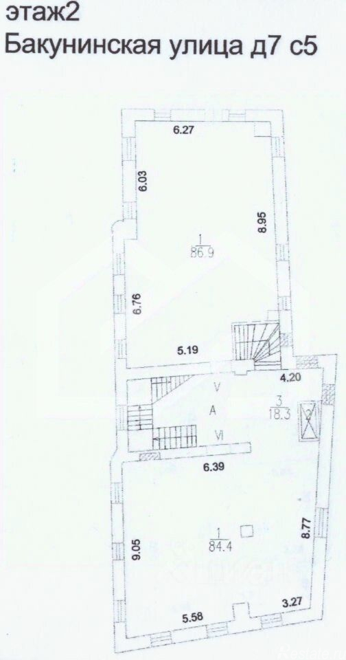 Продажа ПСН Бакунинская улица,  д. 7 с5