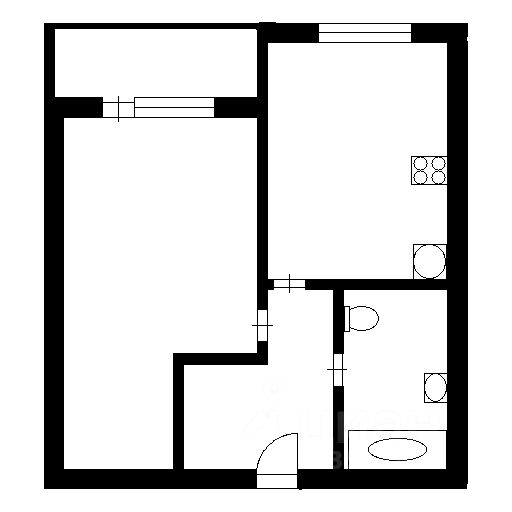 Аренда 1-комн квартиры на вторичном рынке Дунайский проспект, 7к7