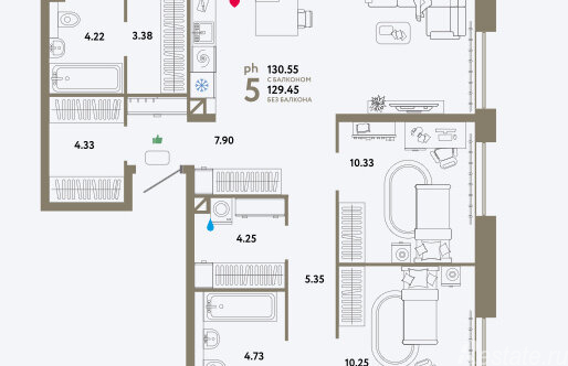 Продажа 5-комн квартиры на вторичном рынке улица Мустая Карима,  д. 12