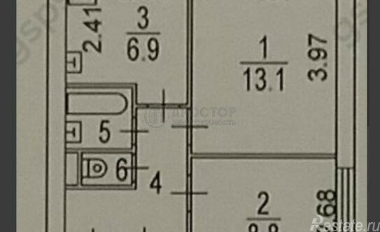 Продажа 2-комн квартиры на вторичном рынке Студенческая улица,  д. 17