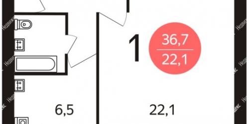 1-комн квартира ул Елецкая,  д. 7,  к. 1