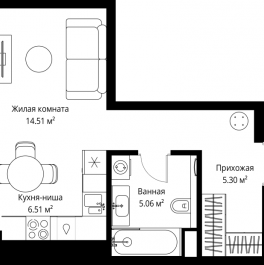 Продажа студии Москва г., Верейская ул., к. 3 Продажа студии Москва г., Верейская ул., к. 3