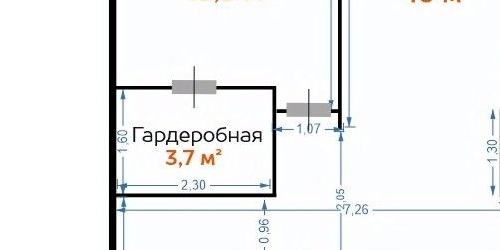 2-комн квартира улица Бориса Галушкина, 8/18