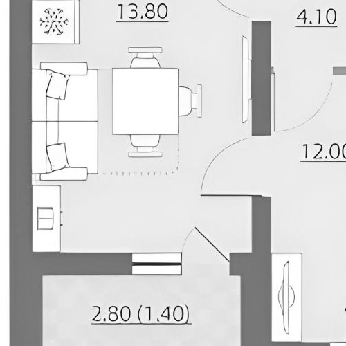 1-комн квартира улица Дыбенко, 7к3