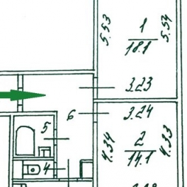 Продажа 2-комн квартиры на вторичном рынке ул Полярная,  д. 52,  к. 1