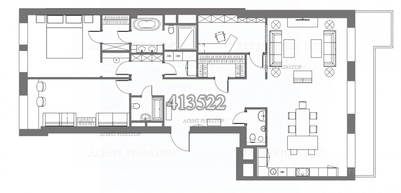 Продажа 4-комн квартиры на вторичном рынке улица Ефремова, 19к3