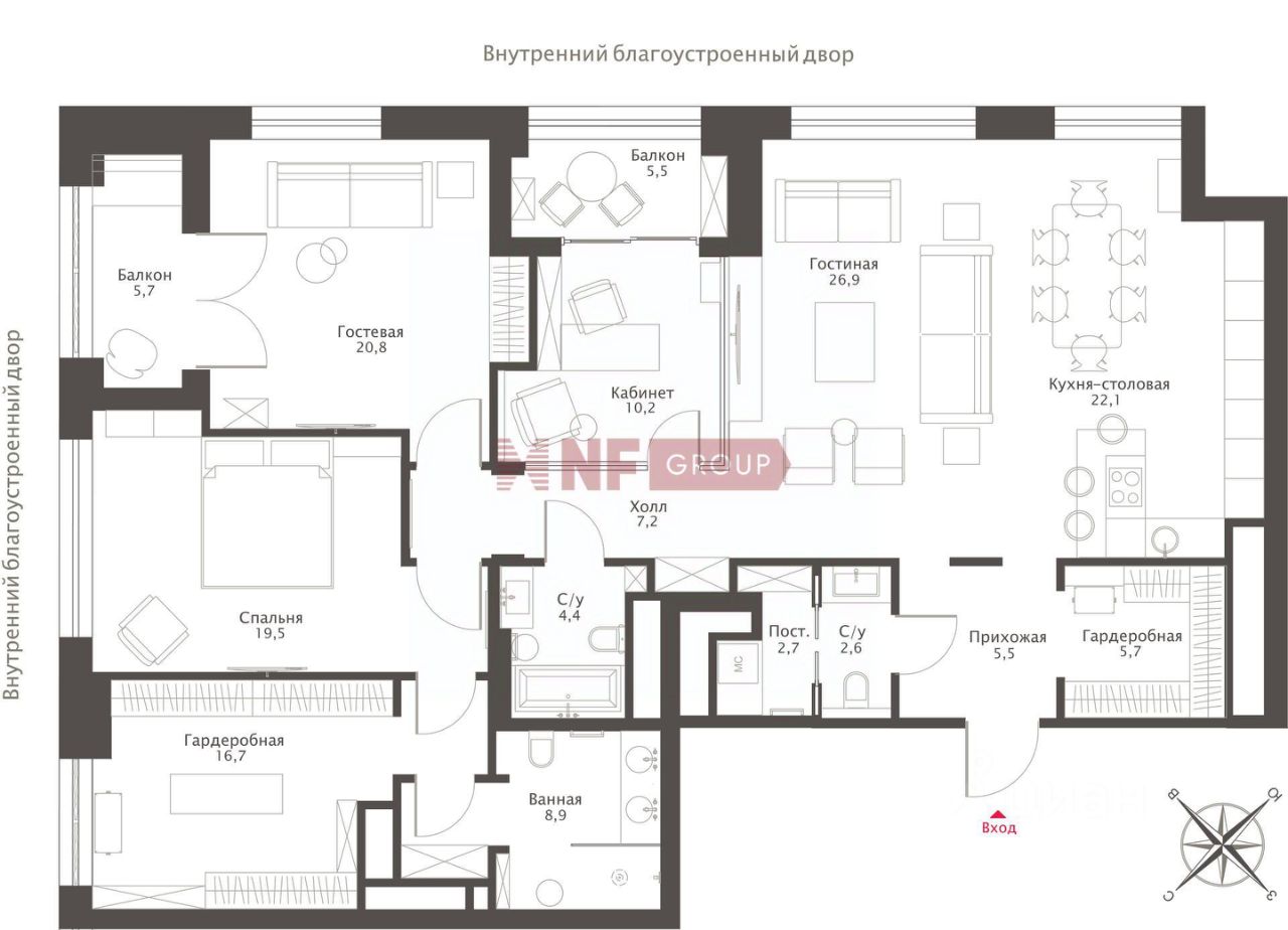 Продажа 4-комн квартиры на вторичном рынке улица Сергея Макеева, 9к4