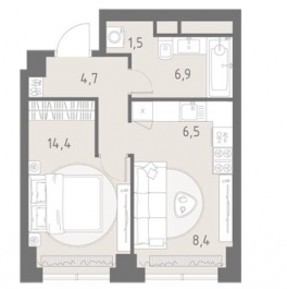 Продажа 2-комн квартиры в новостройке Верейская улица,  д. 23