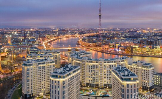 Продажа 3-комн квартиры на вторичном рынке Ушаковская наб,  д. 1,  к. 3