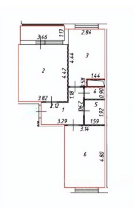 Продажа 2-комн квартиры на вторичном рынке Одинцово, улица Сколковская, 9А