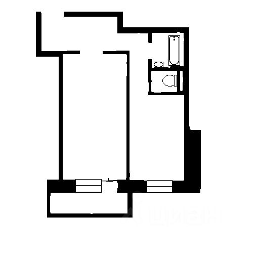Аренда 1-комн квартиры на вторичном рынке улица Брянцева, 15к2