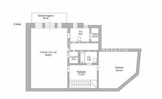Аренда 5-комн квартиры на вторичном рынке улица Волхонка,  д. 7/6