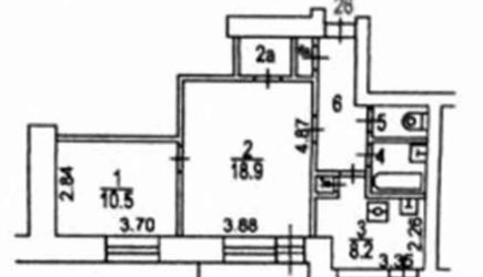 2-комн квартира Песчаный переулок, 4