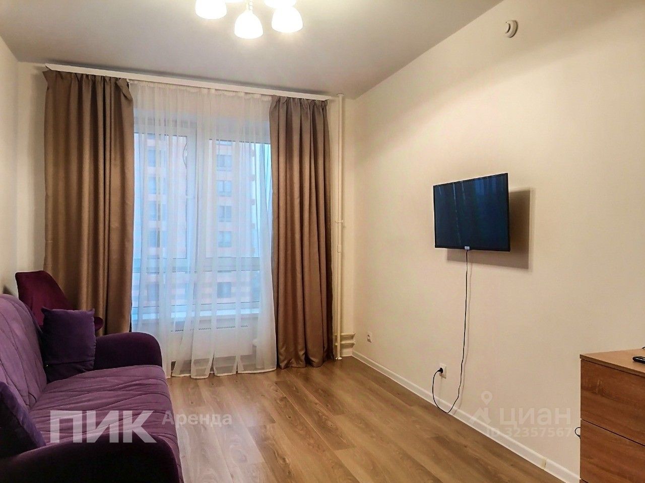 Аренда 1-комн квартиры на вторичном рынке Боброво пгт, улица Лесная, 8