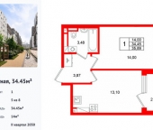 Продать Квартиры в новостройке Кожевенная линия  1-3 литР 