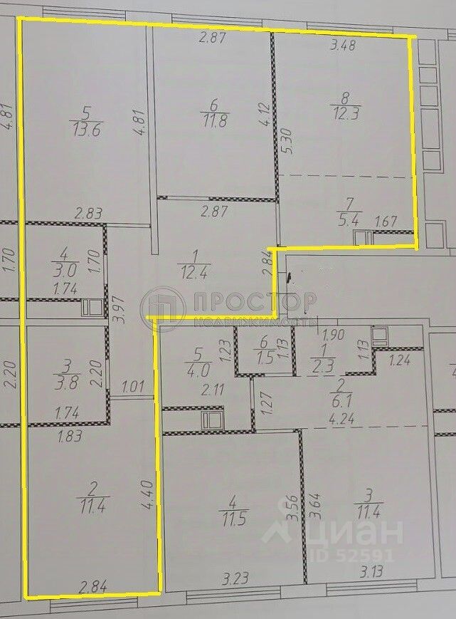 Продажа 4-комн квартиры на вторичном рынке Балашиха, улица Бояринова, 23