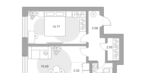 1-комн квартира Красногорск г., Королёва ул.,  к. 2