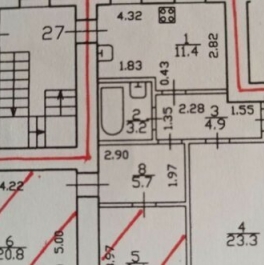 Продажа 3-комн квартиры на вторичном рынке Красноармейская 6-я ул,  д. 1