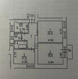 Продажа 3-комн квартиры на вторичном рынке Басманный тупик,  д. 10/12