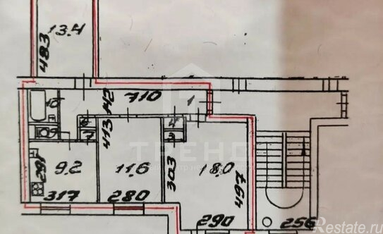 Продажа 3-комн квартиры на вторичном рынке ул Суворовская,  д. 3,  к. 9