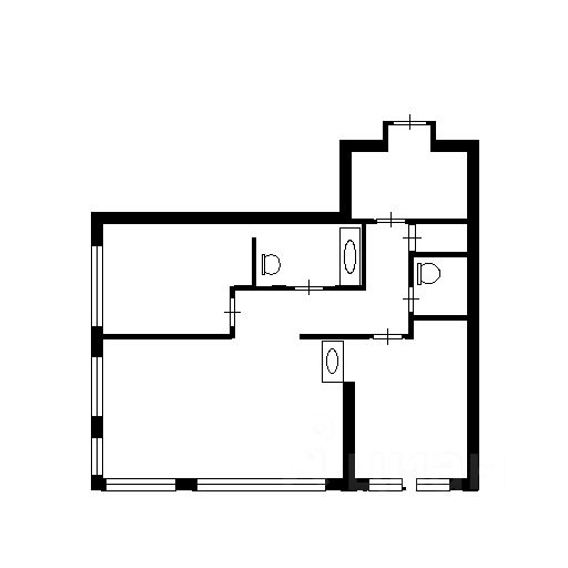Аренда 3-комн квартиры на вторичном рынке 3-й Монетчиковский переулок, 15