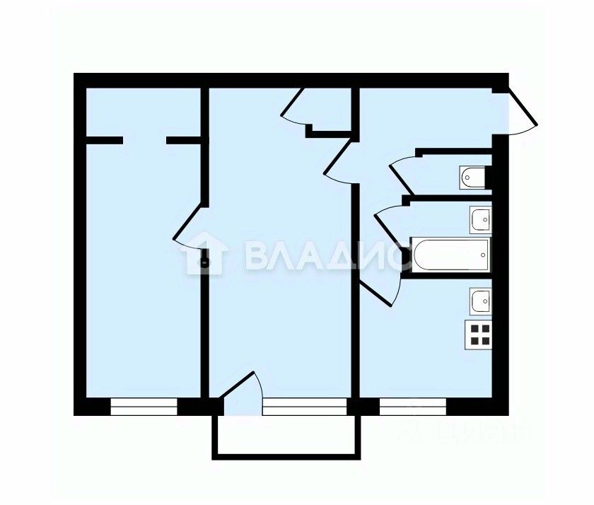 Продажа 2-комн квартиры на вторичном рынке Гданьская улица, 21