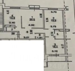 3-комн квартира Рублевское шоссе, 70к5