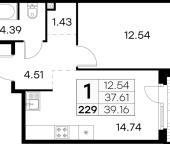 Продать Квартиры в новостройке Парголово п., Михайловская дор.   6