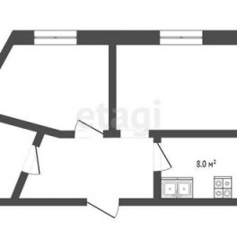 Продажа 2-комн квартиры на вторичном рынке Воскресенск, улица Кагана,  д. 4