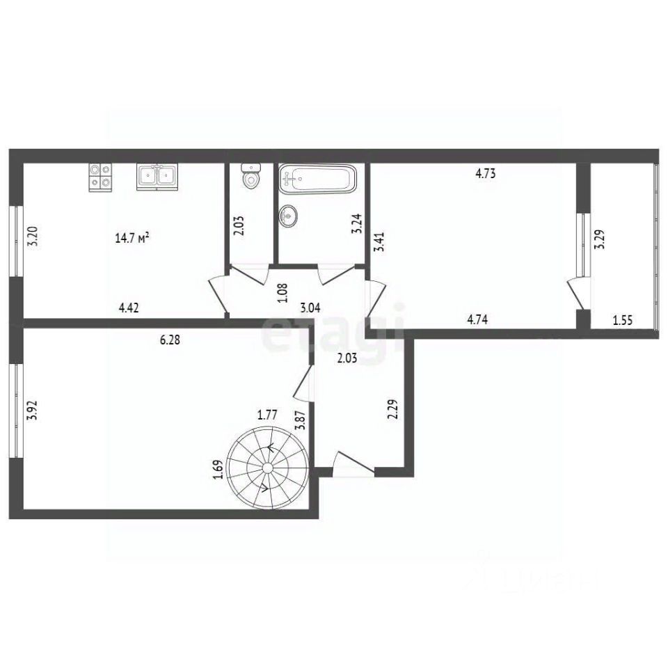 Продажа 4-комн квартиры на вторичном рынке Сестрорецк, улица Николая Соколова, 34