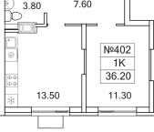 Продать Квартиры в новостройке Сапроново д., Калиновая ул.   8