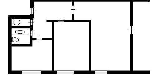2-комн квартира улица Генерала Антонова, 10