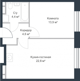 Продажа 1-комн квартиры в новостройке Москва г., Речников ул., к. 14 Продажа 1-комн квартиры в новостройке Москва г., Речников ул., к. 14