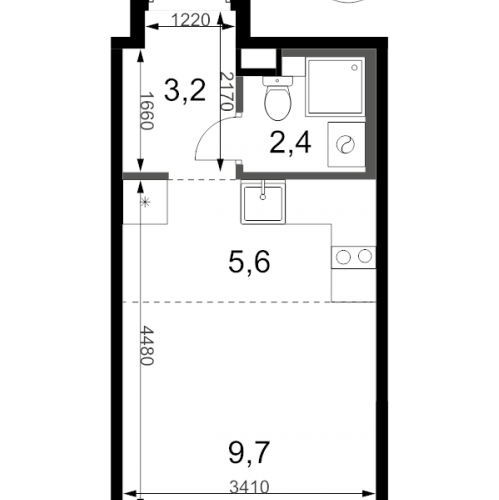 Студия Химки г., Олимпийская ул.,  к. 1.2