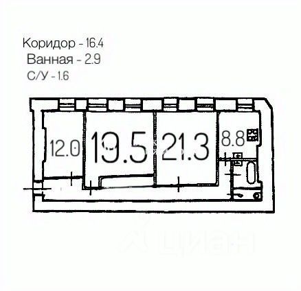 Продажа 3-комн квартиры на вторичном рынке набережная Обводного Канала, 203