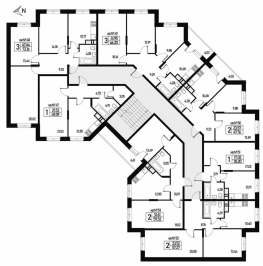 Продажа 1-комн квартиры в новостройке ул. Генерала Донскова, дом 23, корпус 1