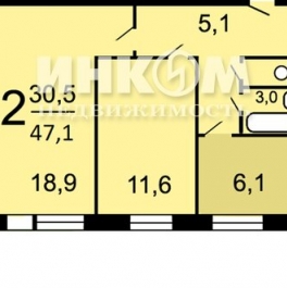 Продажа 2-комн квартиры на вторичном рынке Тепличный пер,  д. 5