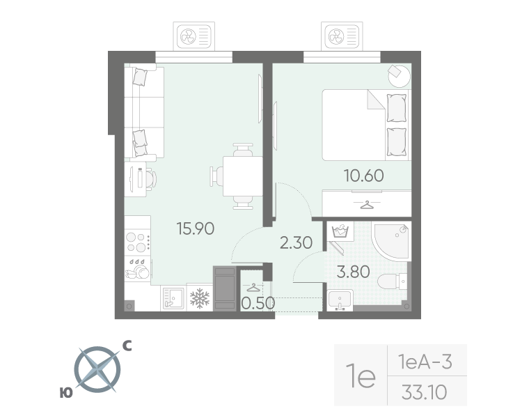 Продажа 1-комн квартиры в новостройке Санкт-Петербург г., Радловская ул.,  к. 5